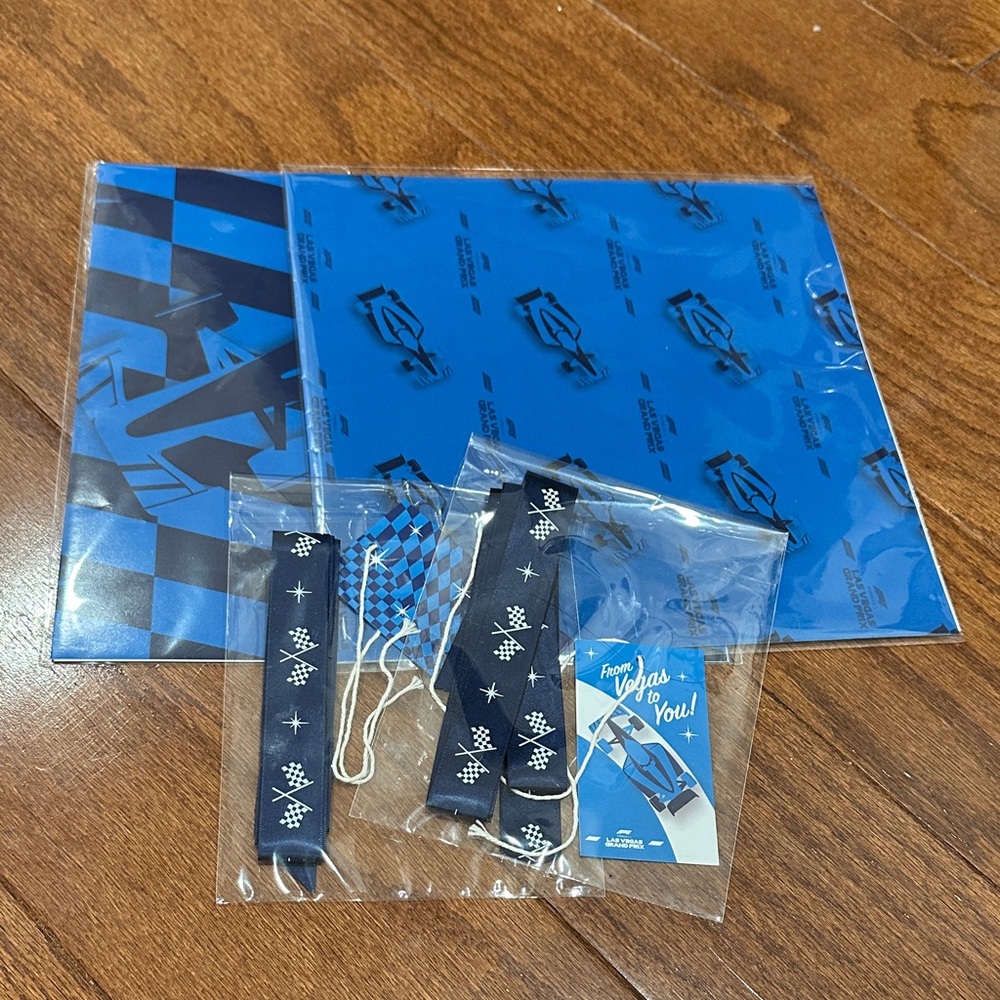 F1 Las Vegas Grand Prix 2025 gift wrapping paper bundle